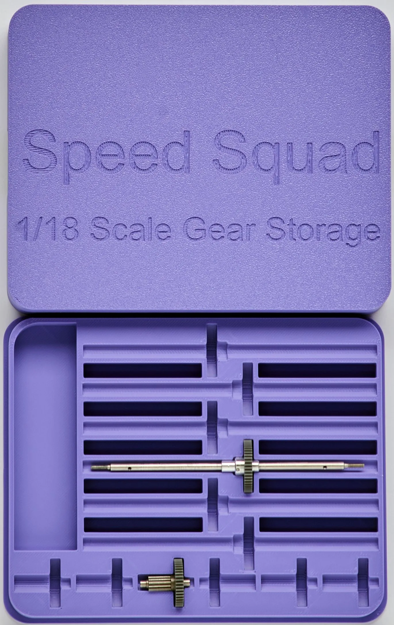 1RC Compatible Rearend Gear and Axle Storage