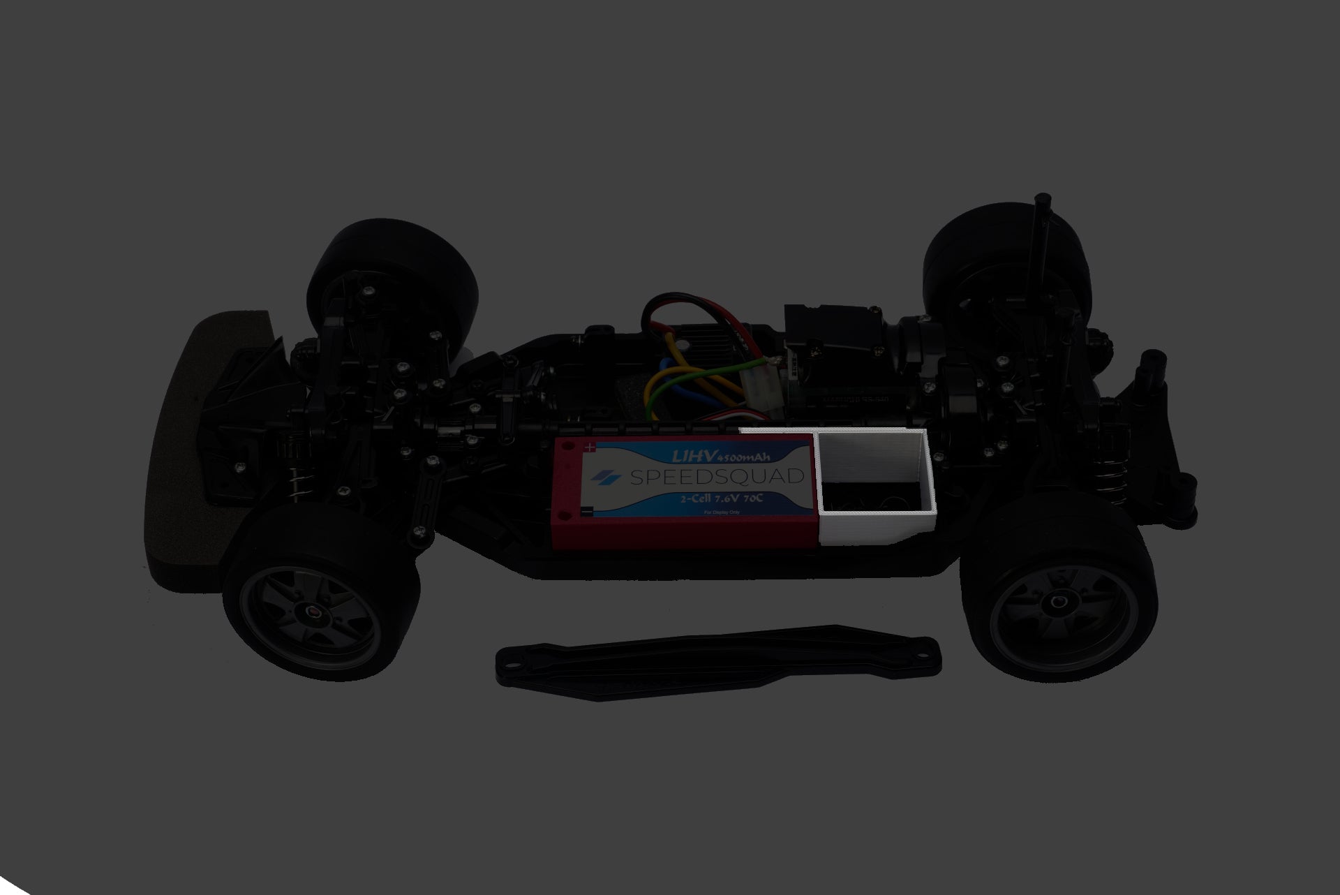 Shorty LIPO Tray Compatible with TT-02 Cars