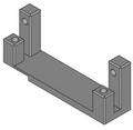 Gold Pan Low Profile Servo Mount